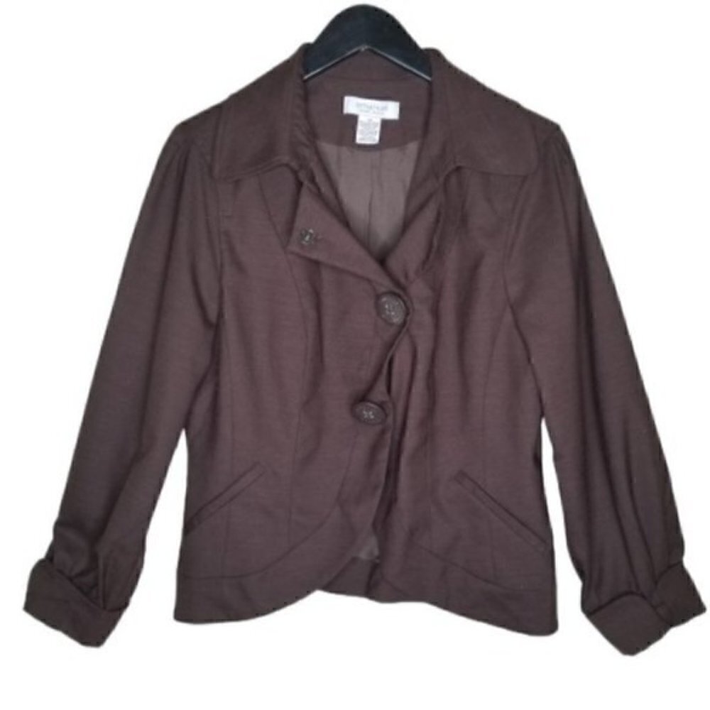Emanuel Ungaro Vintage Brown Wool Blend Blazer